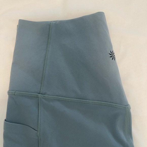Athleta Salutation Stash High Rise 7/8 Legging Blue Green - Picture 4 of 4